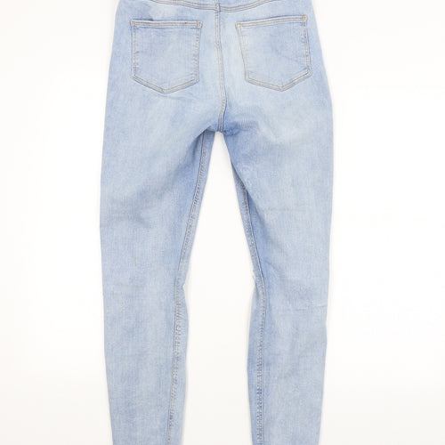 DENIM CO. Womens Blue   Straight Jeans Size 12 L28 in