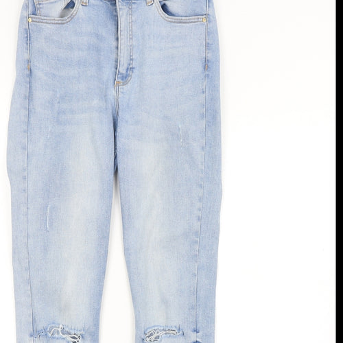 DENIM CO. Womens Blue   Straight Jeans Size 12 L28 in
