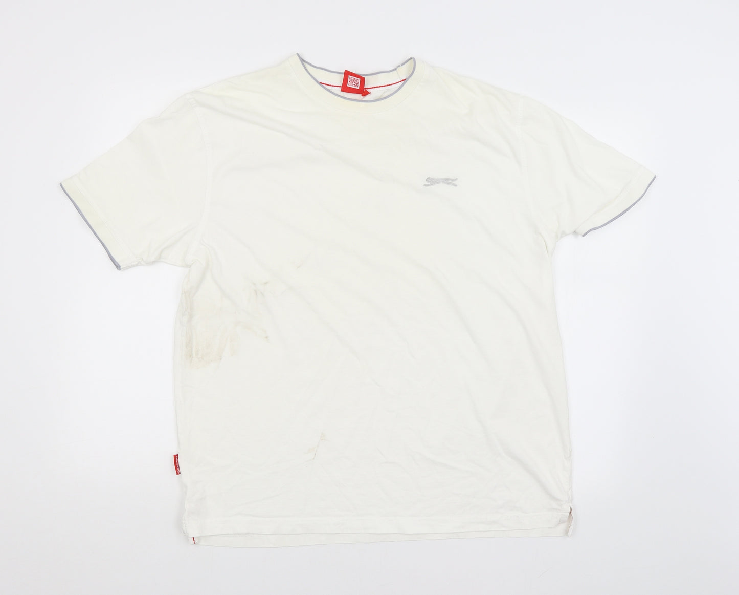 Slazenger Mens White   Basic T-Shirt Size XL