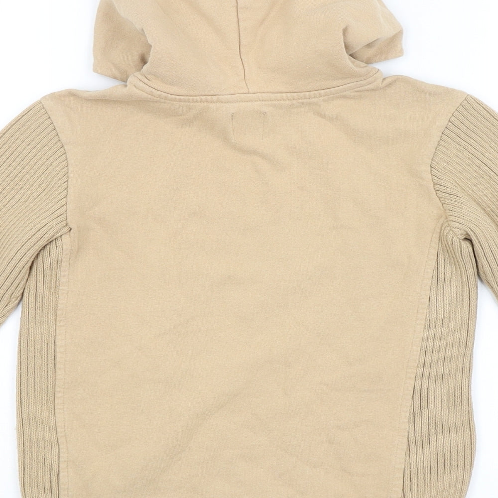 River Island Boys Beige   Pullover Hoodie Size 5-6 Years