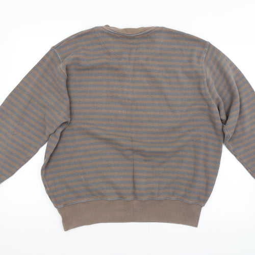 Thomas Bell Mens Multicoloured Striped  Pullover Jumper Size L