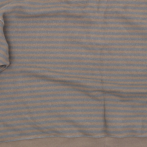 Thomas Bell Mens Multicoloured Striped  Pullover Jumper Size L