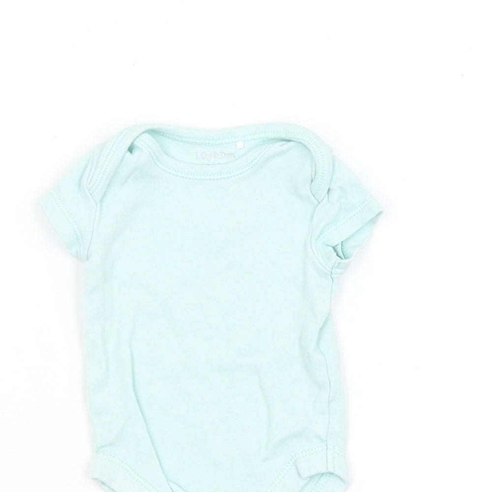LILY & DAN Baby Blue   Babygrow One-Piece Size 0-3 Months