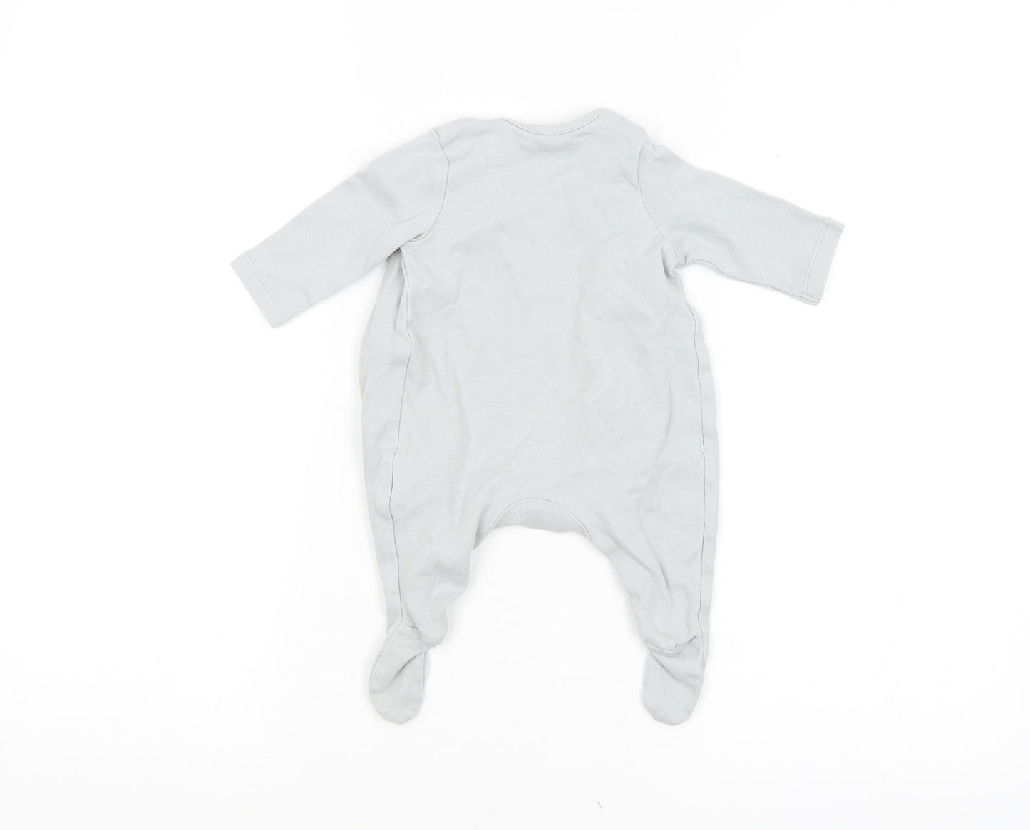 LILY & DAN Baby Grey   Babygrow One-Piece Size 0-3 Months
