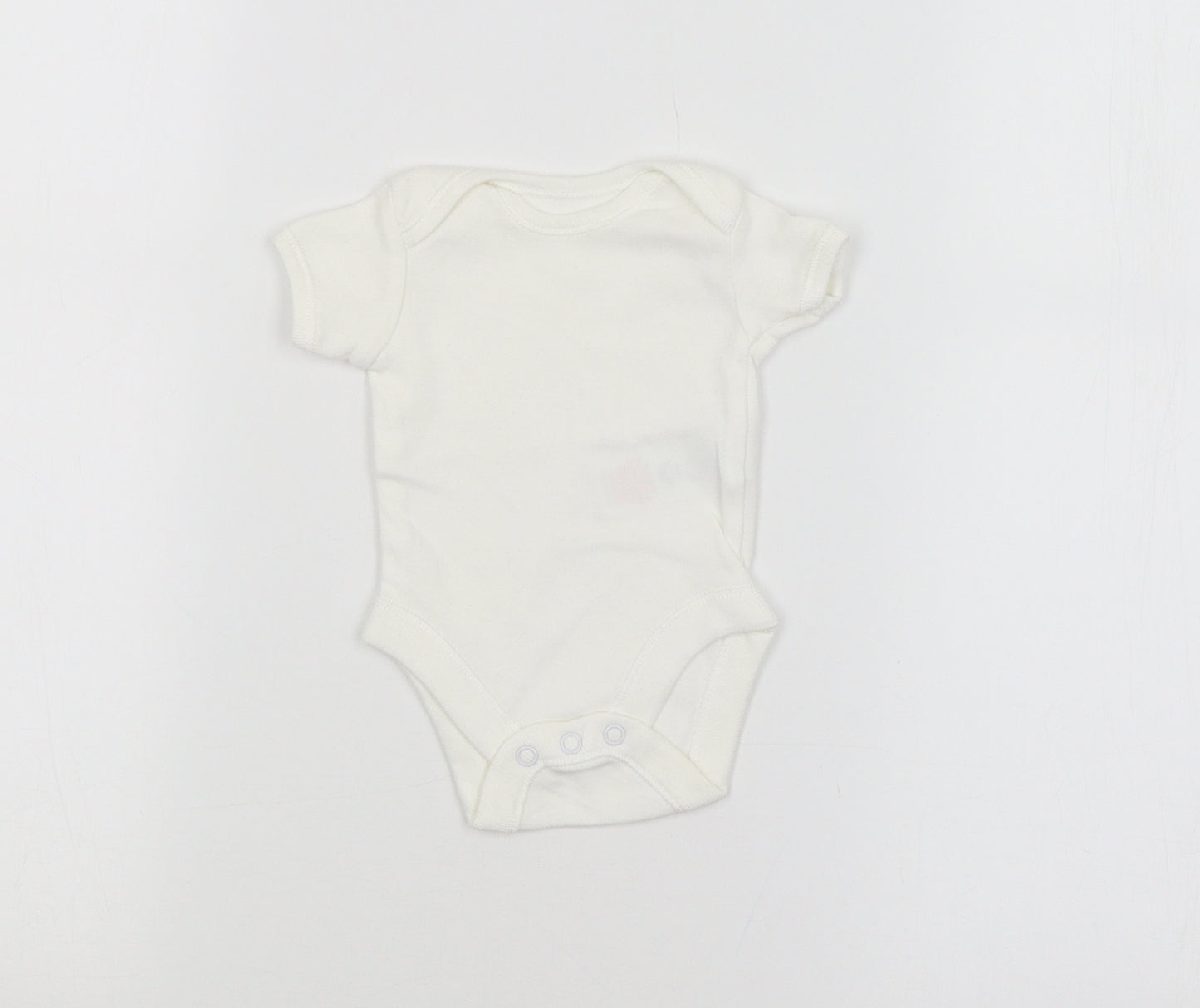 F&F Baby White   Babygrow One-Piece Size 0-3 Months