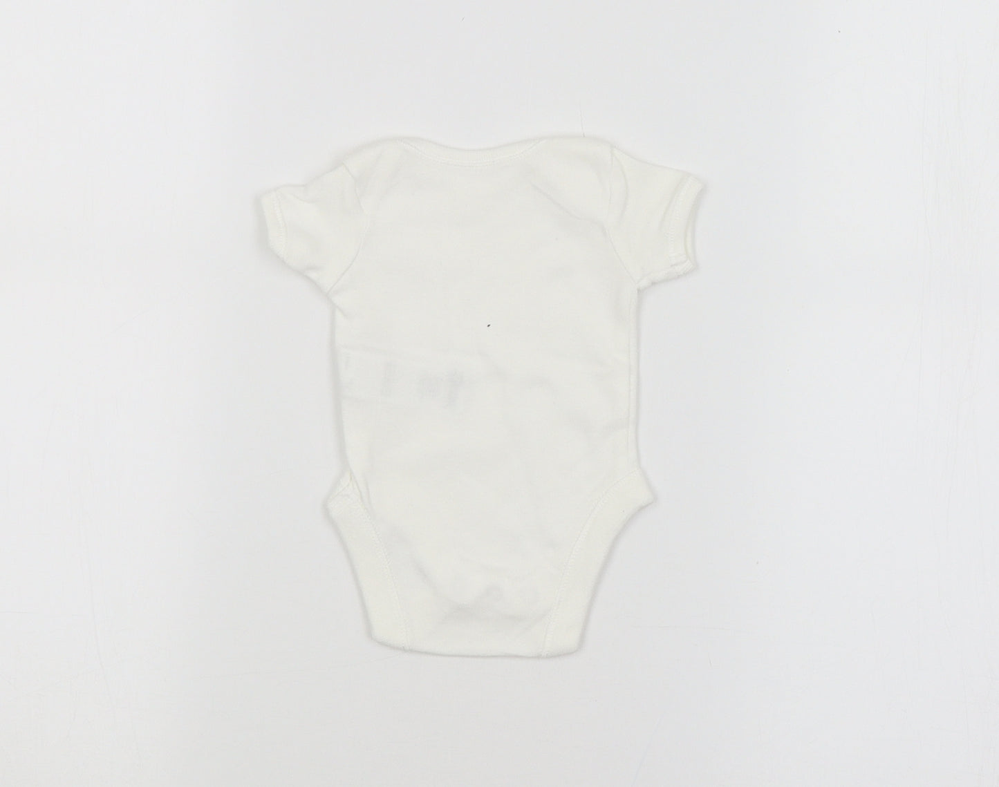 F&F Baby White   Babygrow One-Piece Size 0-3 Months