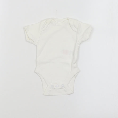 F&F Baby White   Babygrow One-Piece Size 0-3 Months
