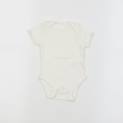 F&F Baby White   Babygrow One-Piece Size 0-3 Months