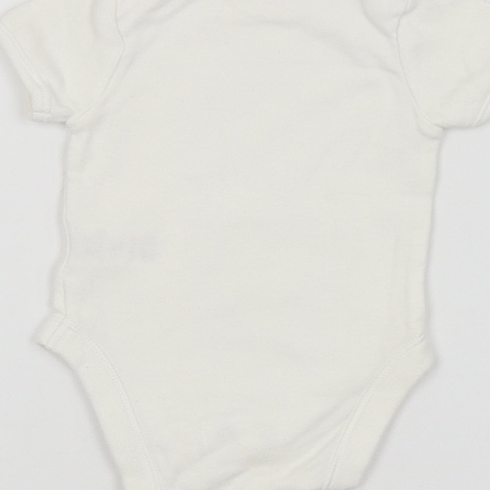 F&F Baby White   Babygrow One-Piece Size 0-3 Months