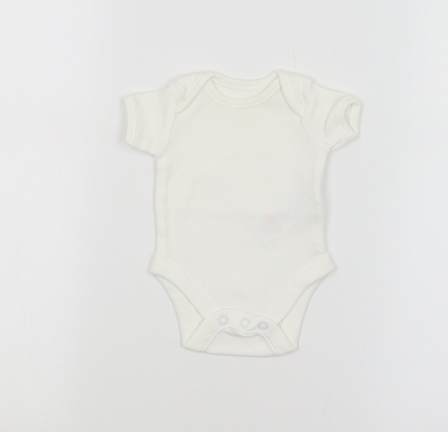 F&F Baby White   Babygrow One-Piece Size 0-3 Months