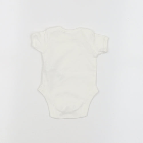 F&F Baby White   Babygrow One-Piece Size 0-3 Months