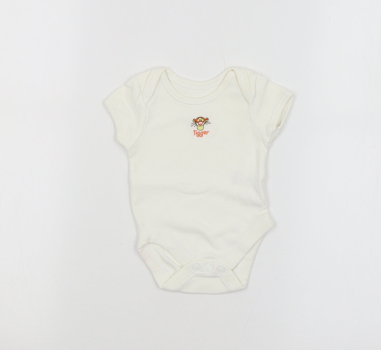Disney Baby White   Babygrow One-Piece Size 0-3 Months  - TIGGER