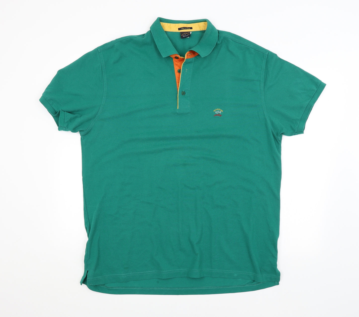 Paul & Shark Mens Green    Polo Size 4XL