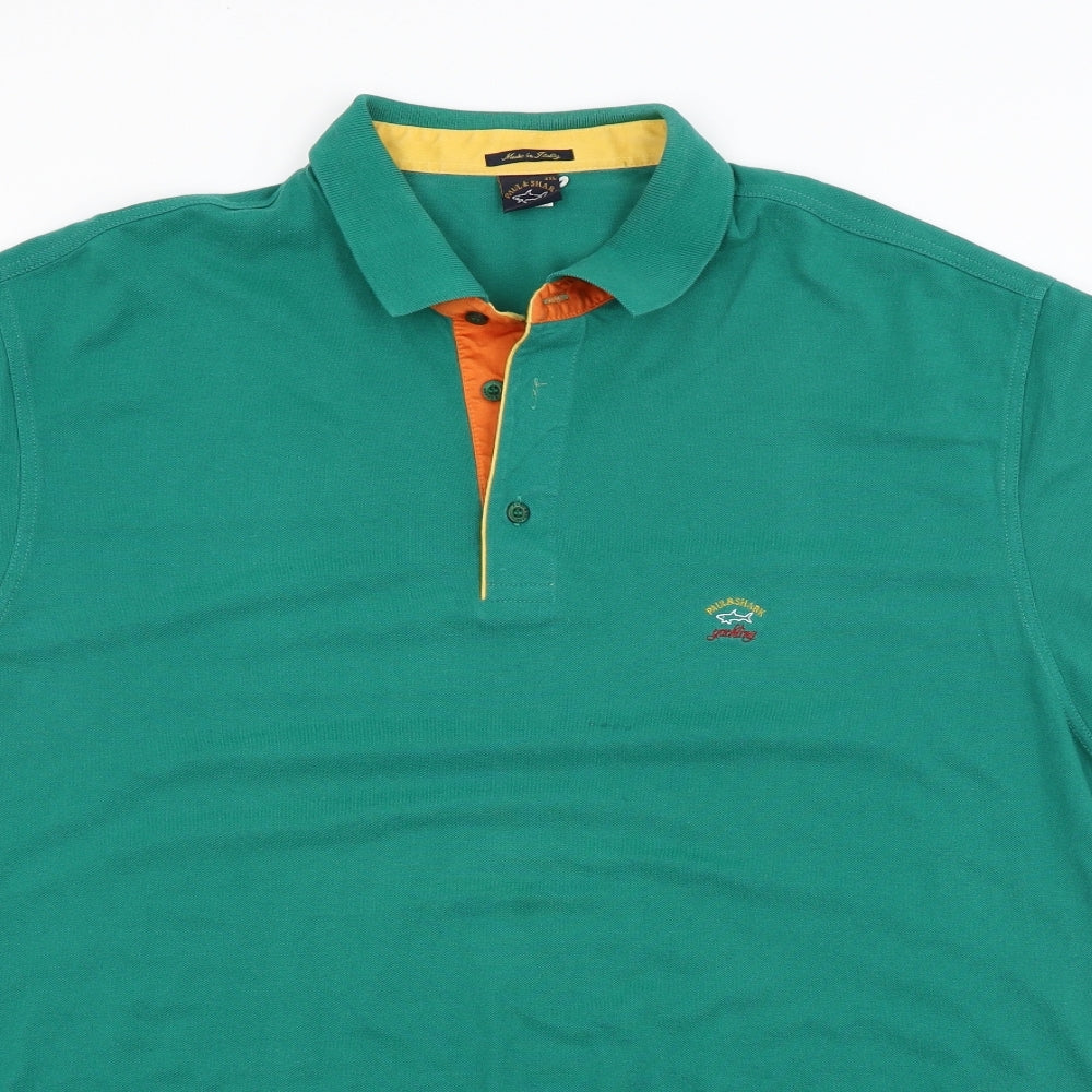 Paul & Shark Mens Green    Polo Size 4XL