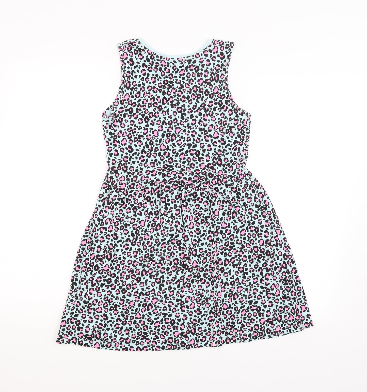 Preworn Girls Multicoloured Animal Print  A-Line  Size 11 Years