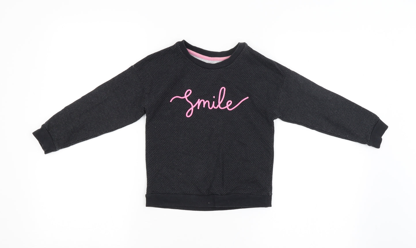 Nutmeg Girls Grey   Pullover Jumper Size 5-6 Years  - SMILE