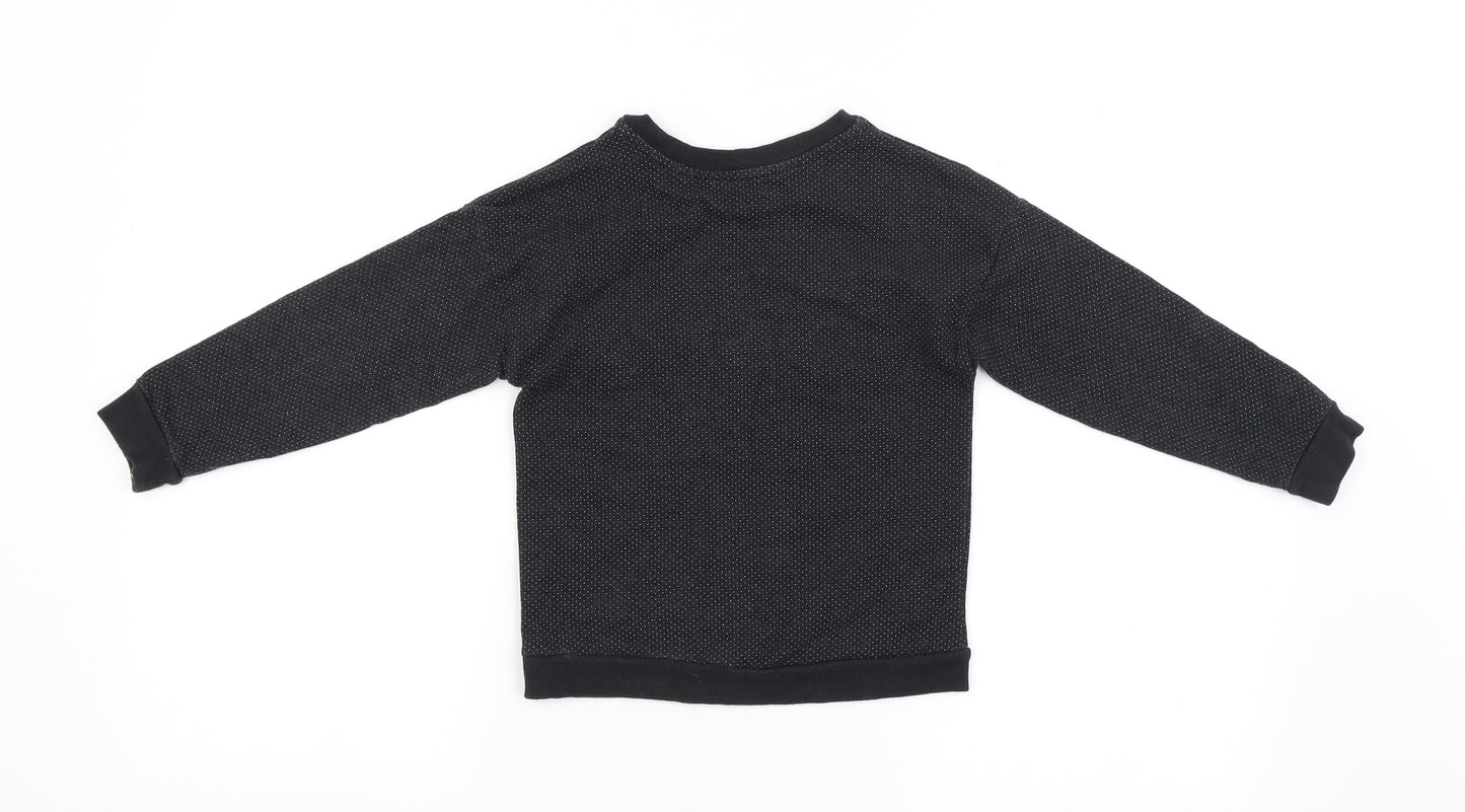 Nutmeg Girls Grey   Pullover Jumper Size 5-6 Years  - SMILE