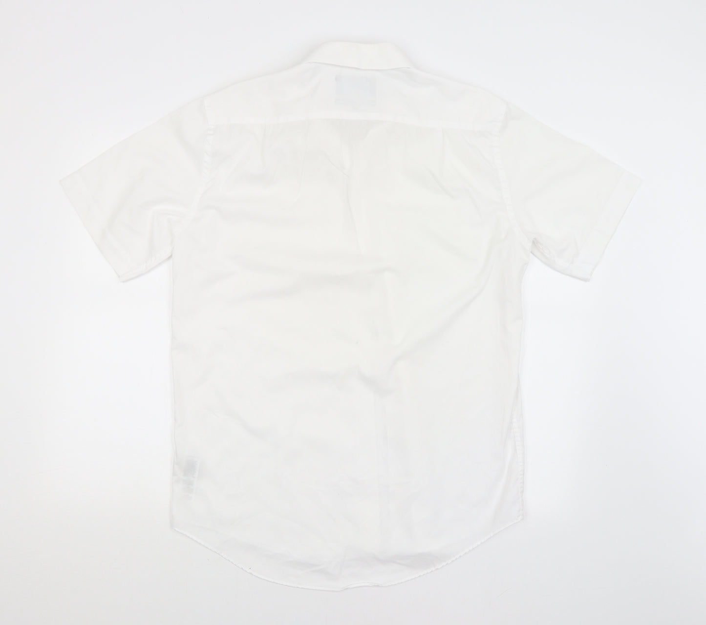 M&S Mens White    Dress Shirt Size 15.5
