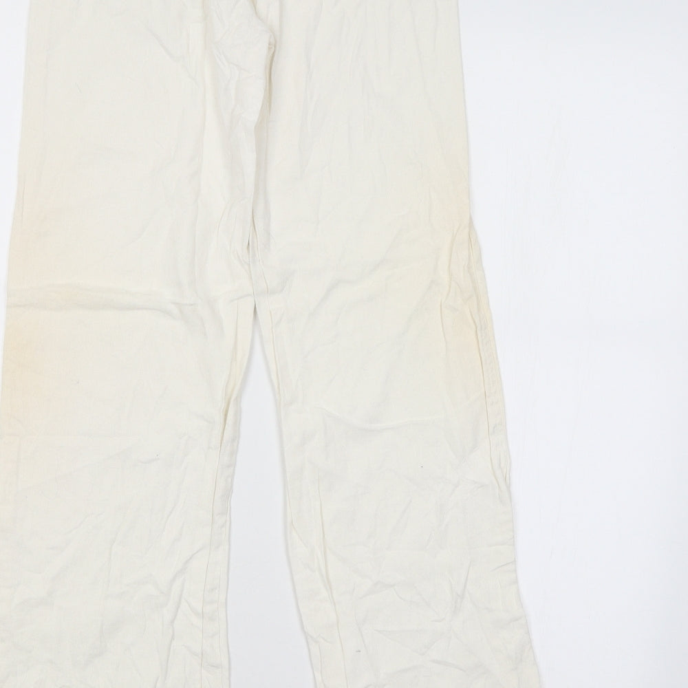FRANSA Womens White   Trousers   L28 in