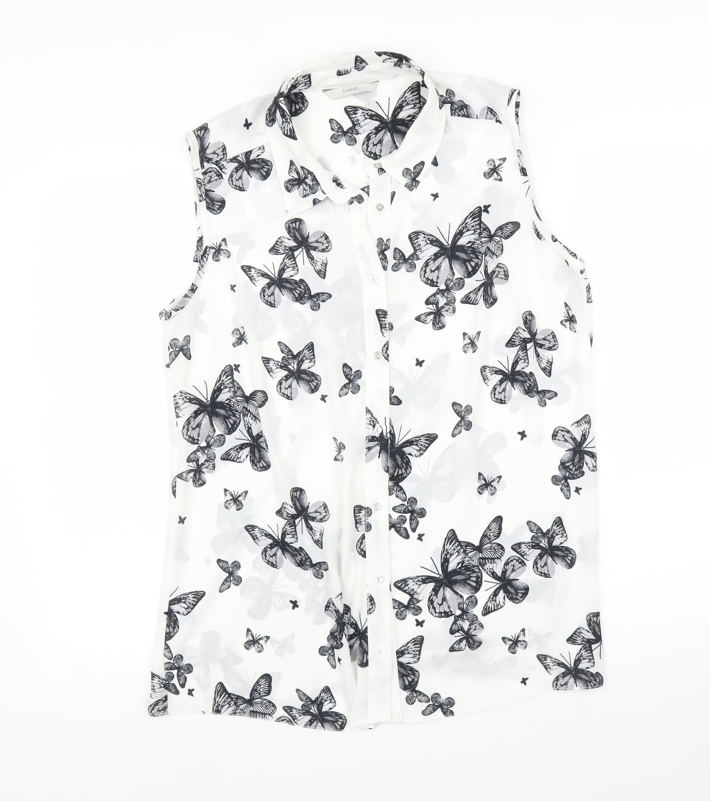 George Womens Multicoloured    Blouse Size 12  - Butterfly print