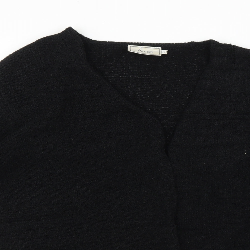 Accent Womens Black   Cardigan Jumper Size S