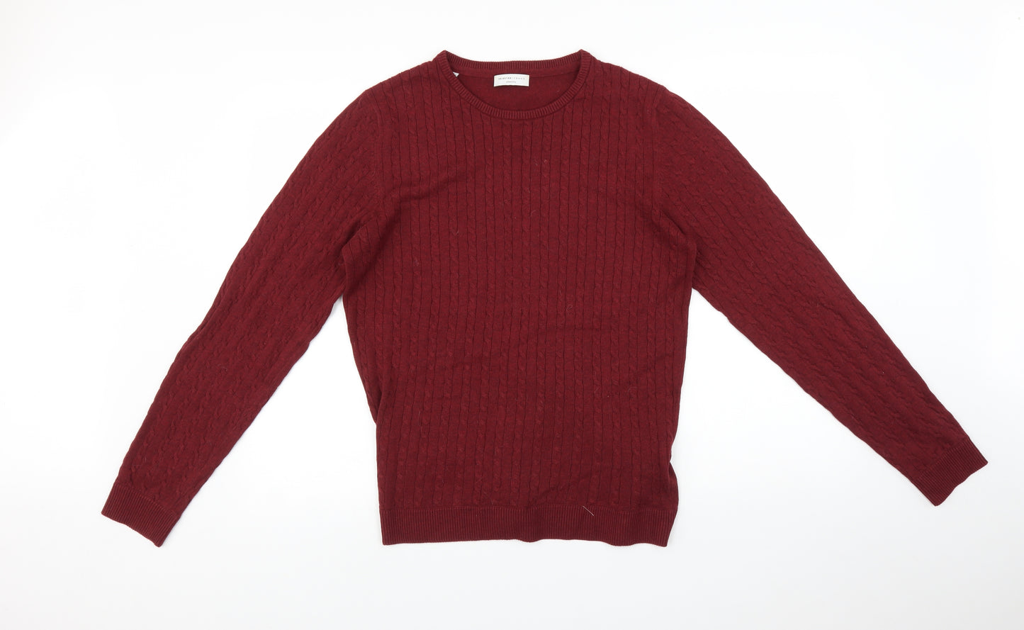Selected Homme Mens Red   Pullover Sweatshirt Size M