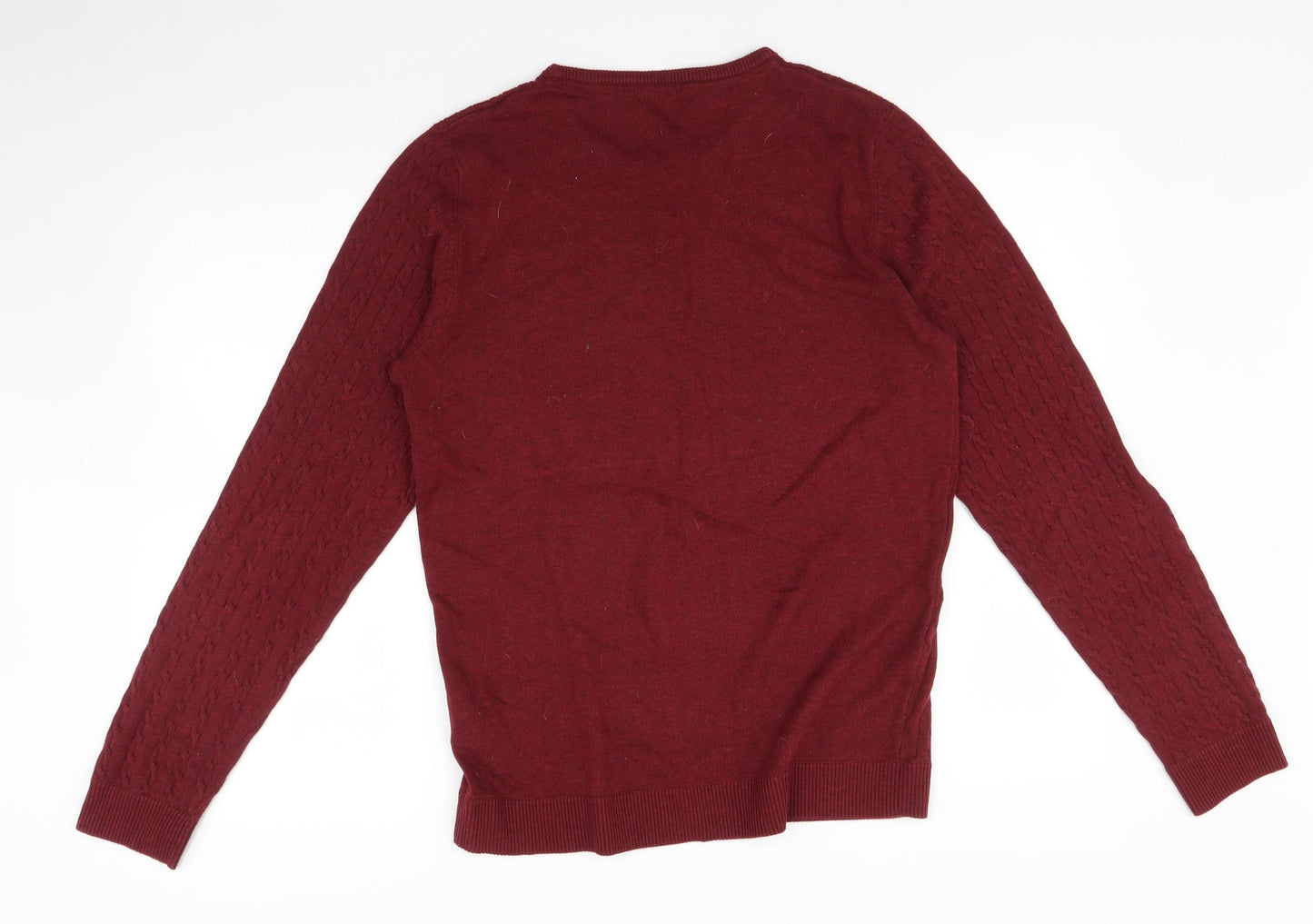 Selected Homme Mens Red   Pullover Sweatshirt Size M