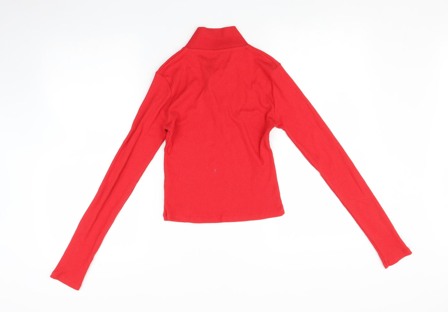 Topshop Womens Red   Basic T-Shirt Size 8