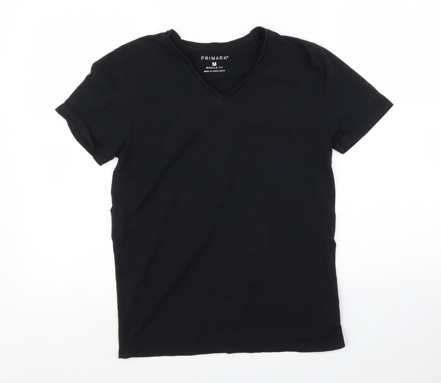 Primark Mens Black    T-Shirt Size M