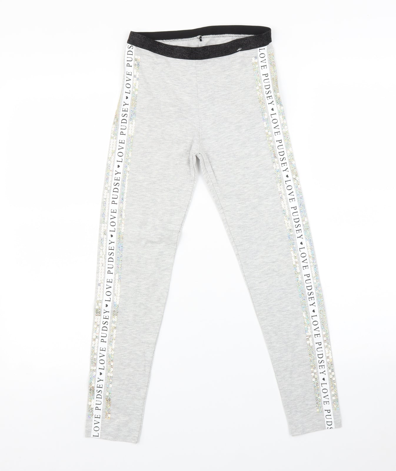 George Girls Multicoloured    Trousers Size 10-11 Years - Love Pudsey leggings