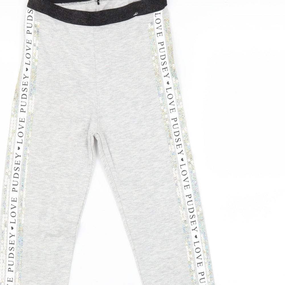 George Girls Multicoloured    Trousers Size 10-11 Years - Love Pudsey leggings