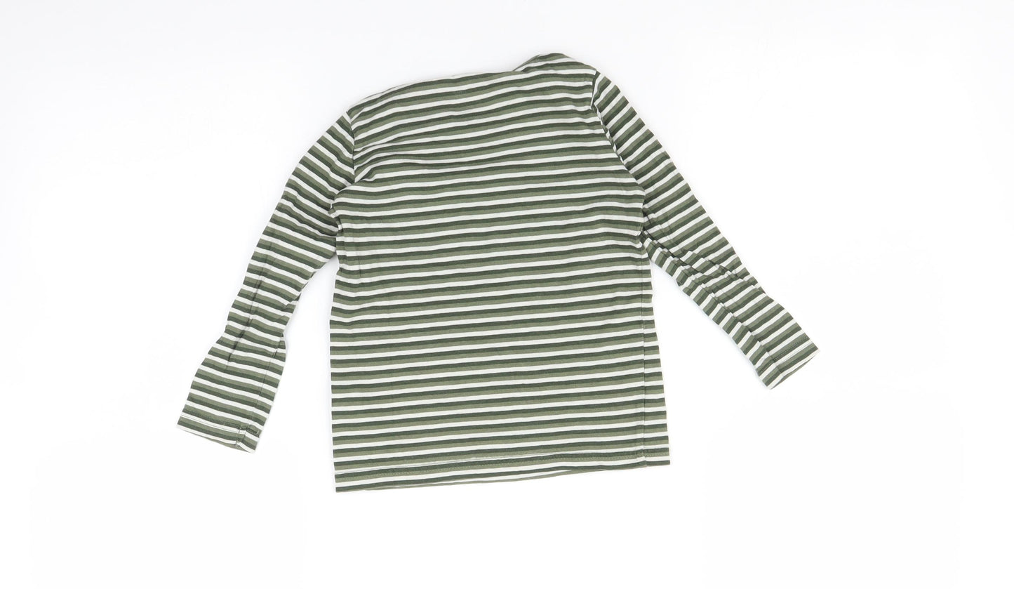 TU Boys Multicoloured Striped  Basic T-Shirt Size 2-3 Years
