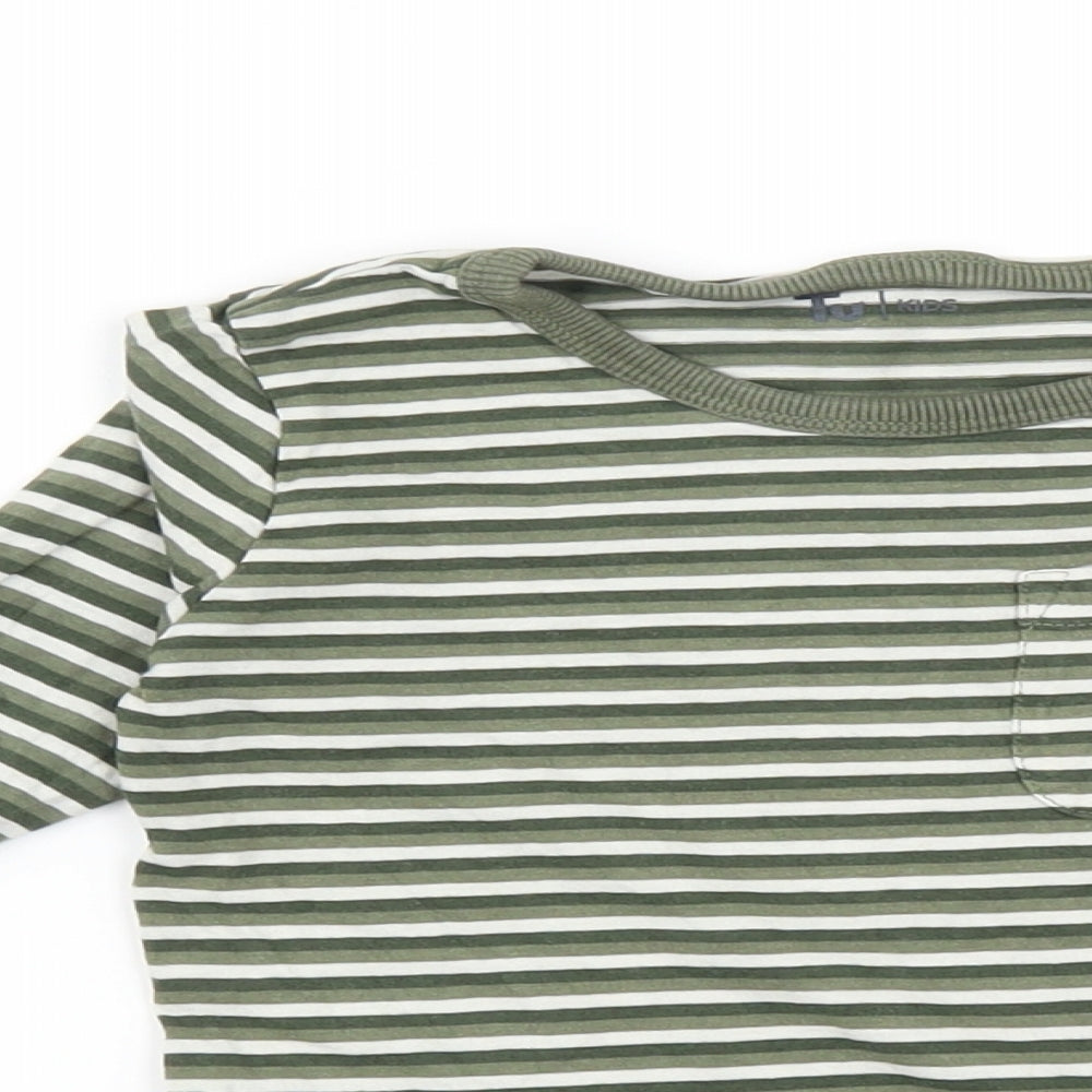 TU Boys Multicoloured Striped  Basic T-Shirt Size 2-3 Years