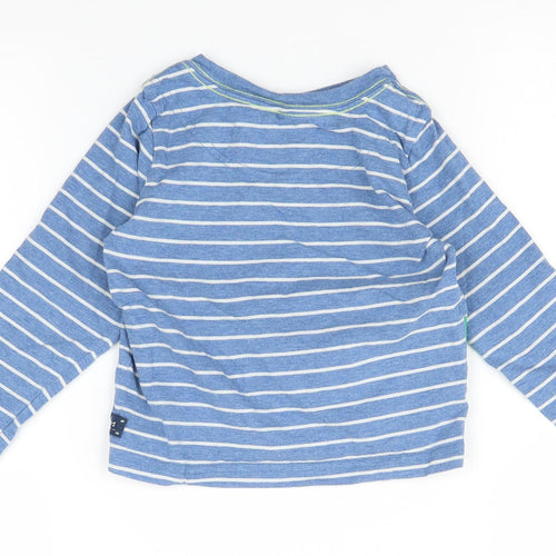 Joules Boys Multicoloured Striped  Basic T-Shirt Size 2 Years  - Crocodile