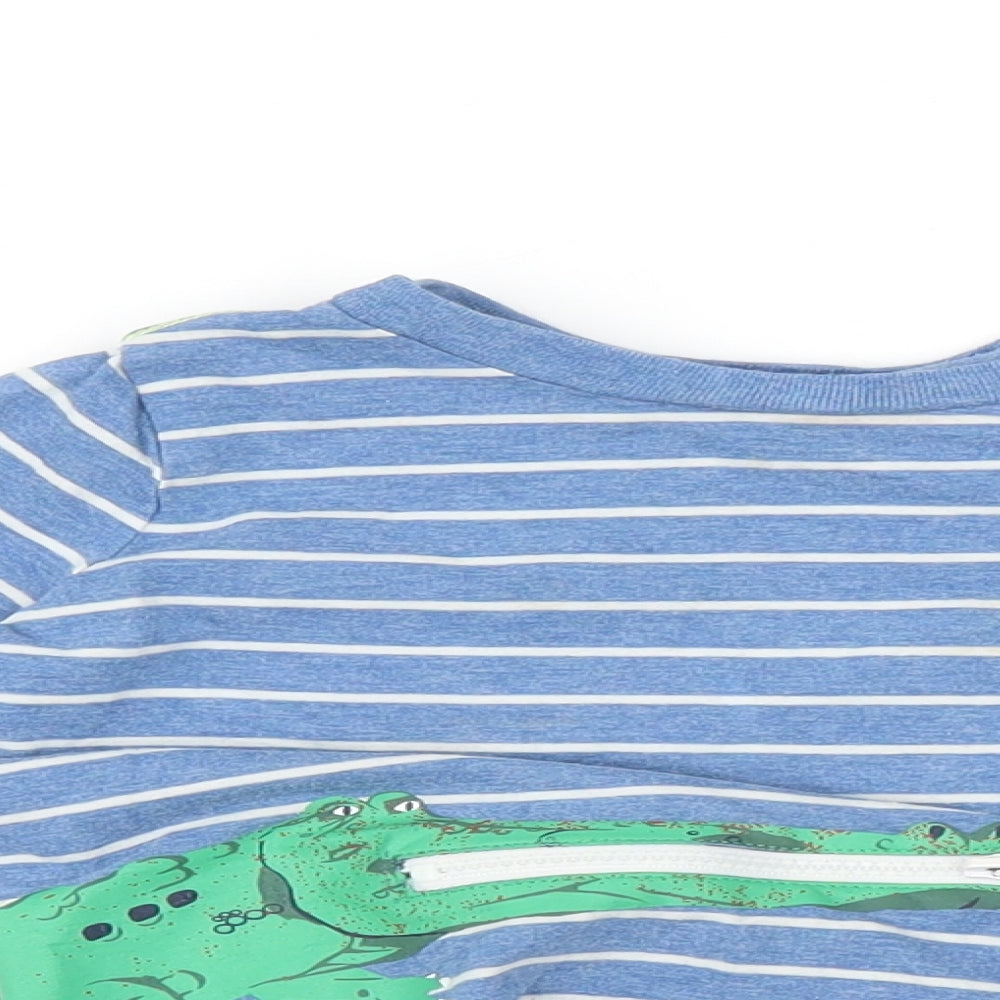Joules Boys Multicoloured Striped  Basic T-Shirt Size 2 Years  - Crocodile