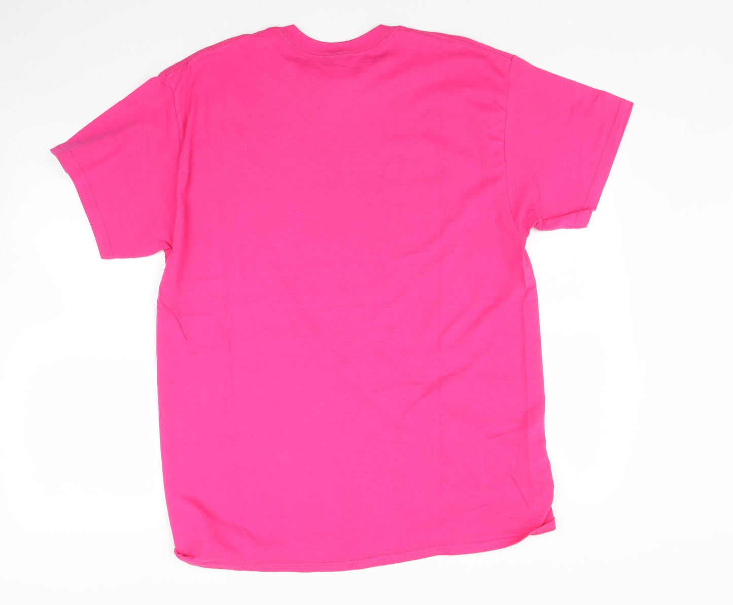 Gildan Womens Pink   Basic T-Shirt Size L  - Port Richey