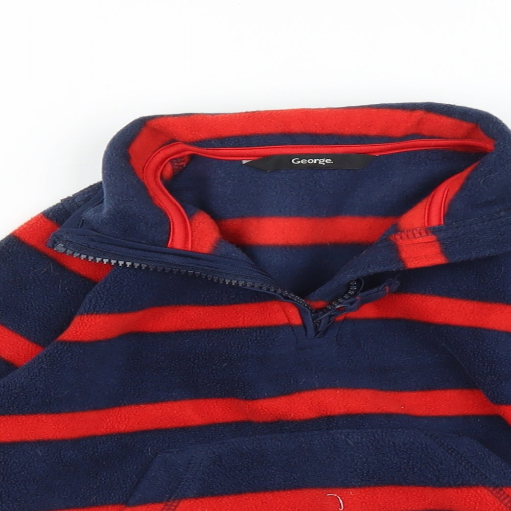 George Boys Multicoloured Striped   Hoodie Size 2-3 Years