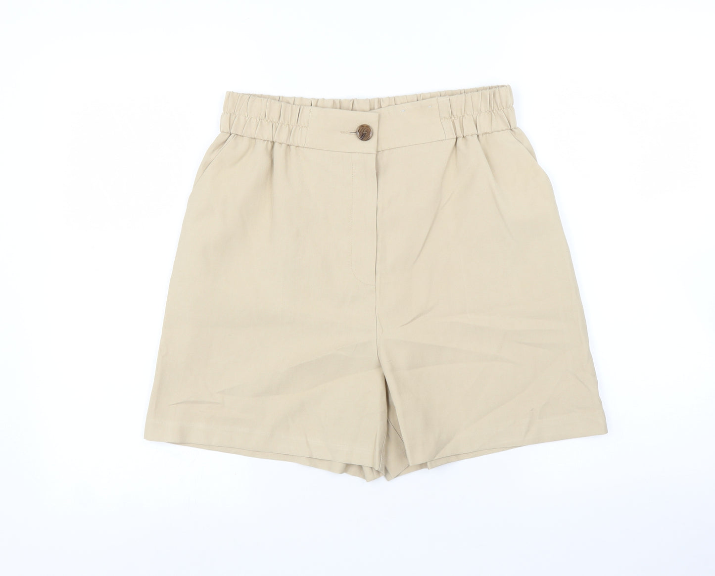 F&F Womens Beige   Chino Shorts Size 10