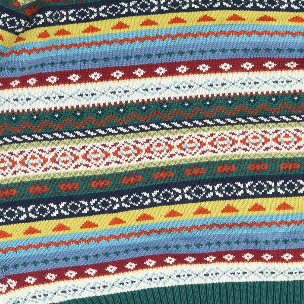 Tokyo Tigers Mens Multicoloured Fair Isle  Pullover Jumper Size M