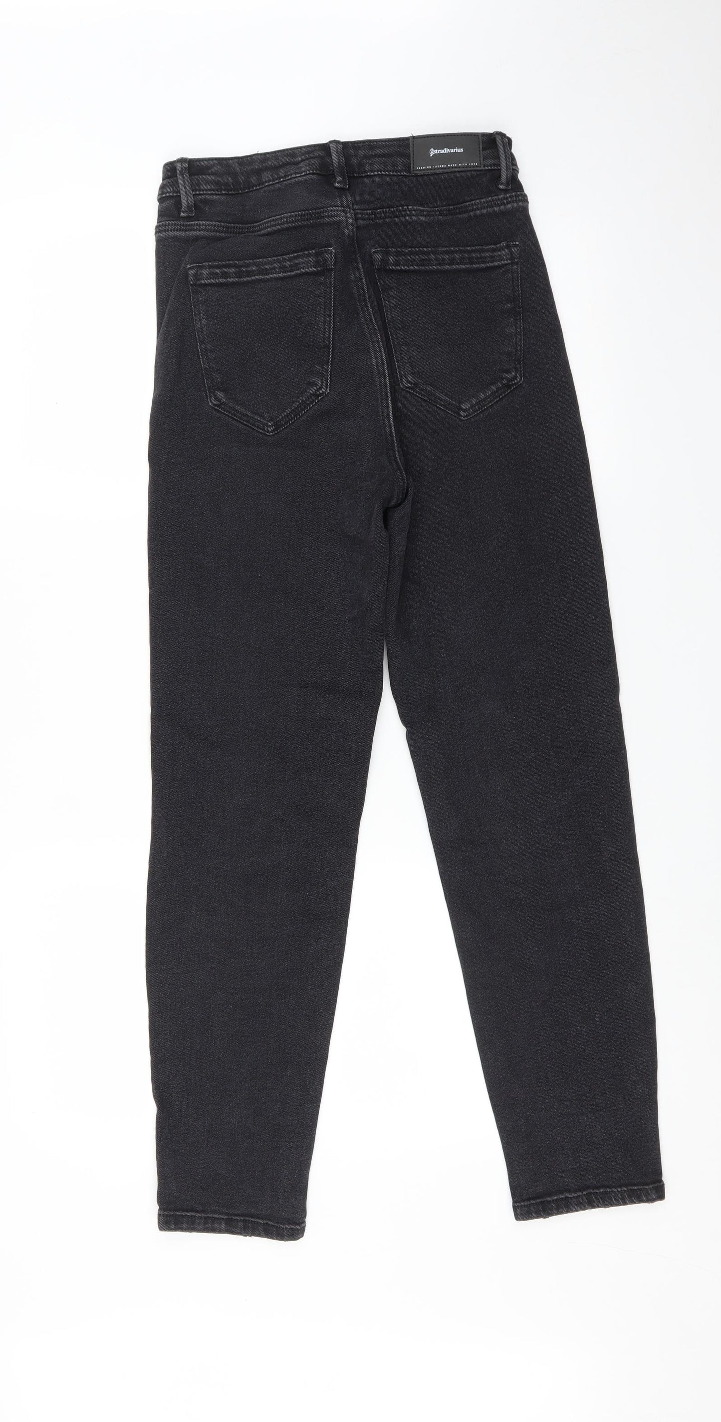 Stradivarius Womens Black   Mom Jeans Size 8 L28 in