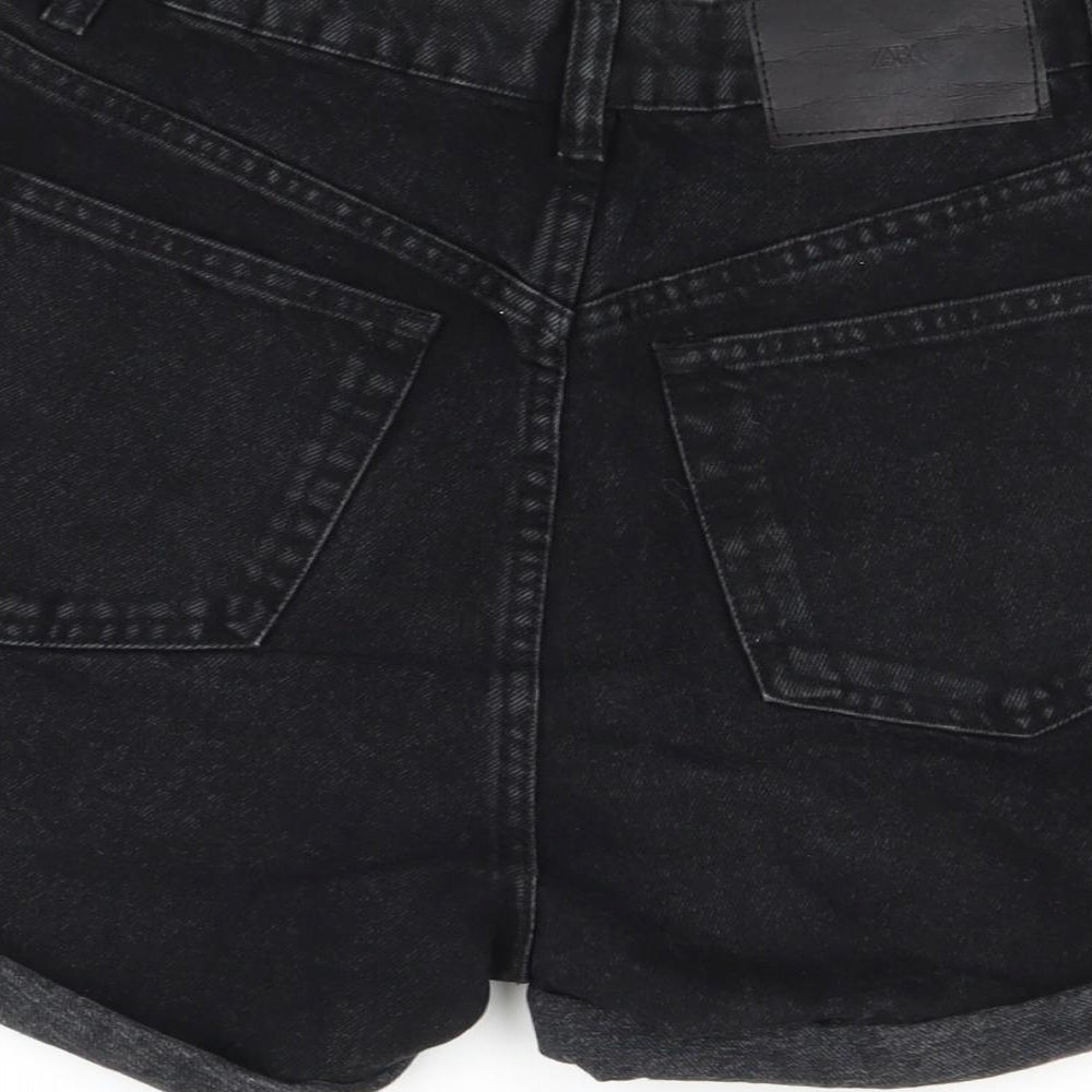 Zara Womens Black   Hot Pants Shorts Size 8