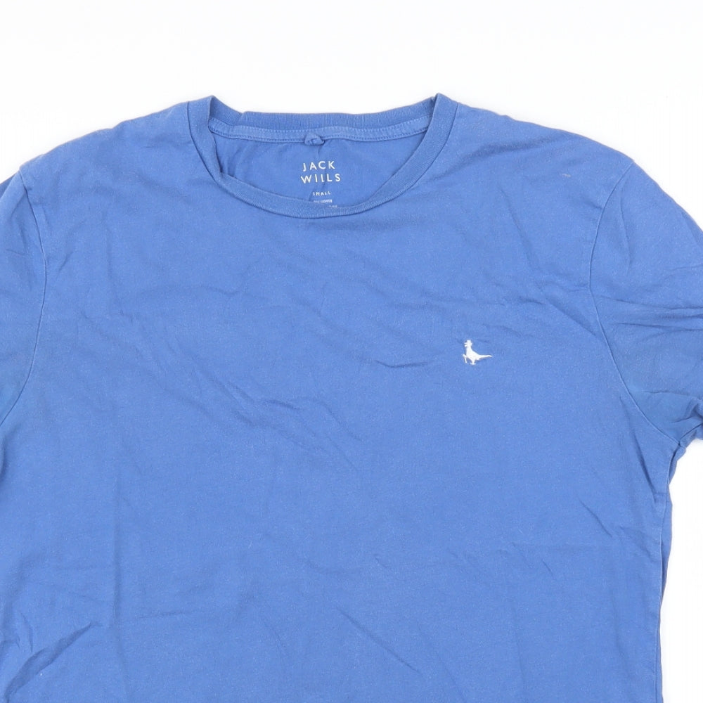Jack Wills  Mens Blue    T-Shirt Size S