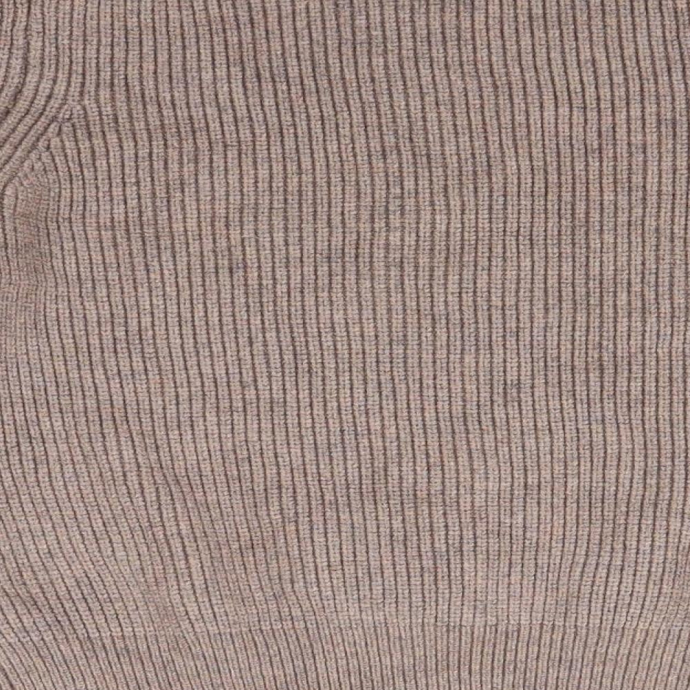 NEXT Womens Brown   Pullover Jumper Size S  - Gold Necklace