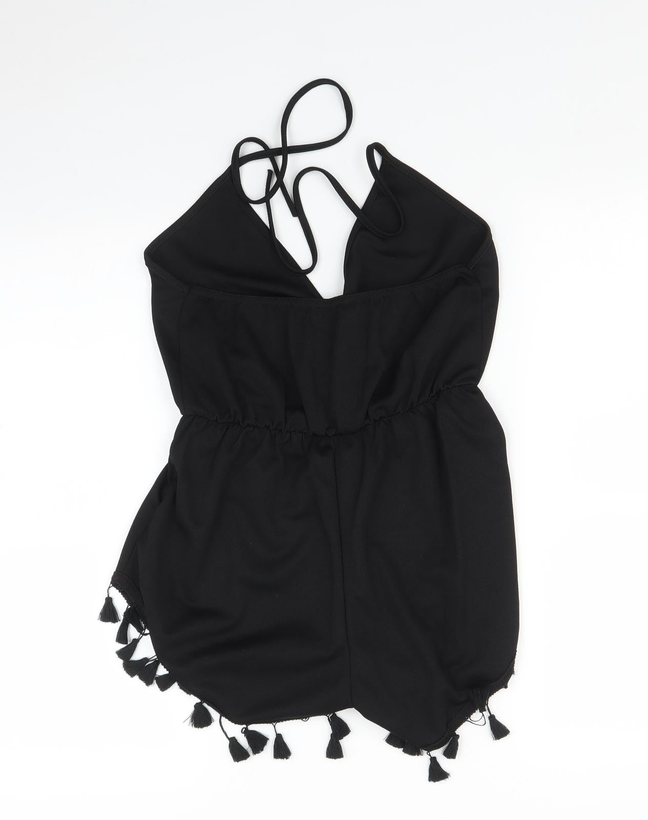 Pretty little thing Womens Black   Playsuit One-Piece Size 10