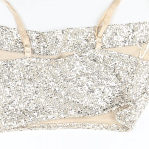 Quiz Womens     T-Shirt Size 8  - Cropped bralette