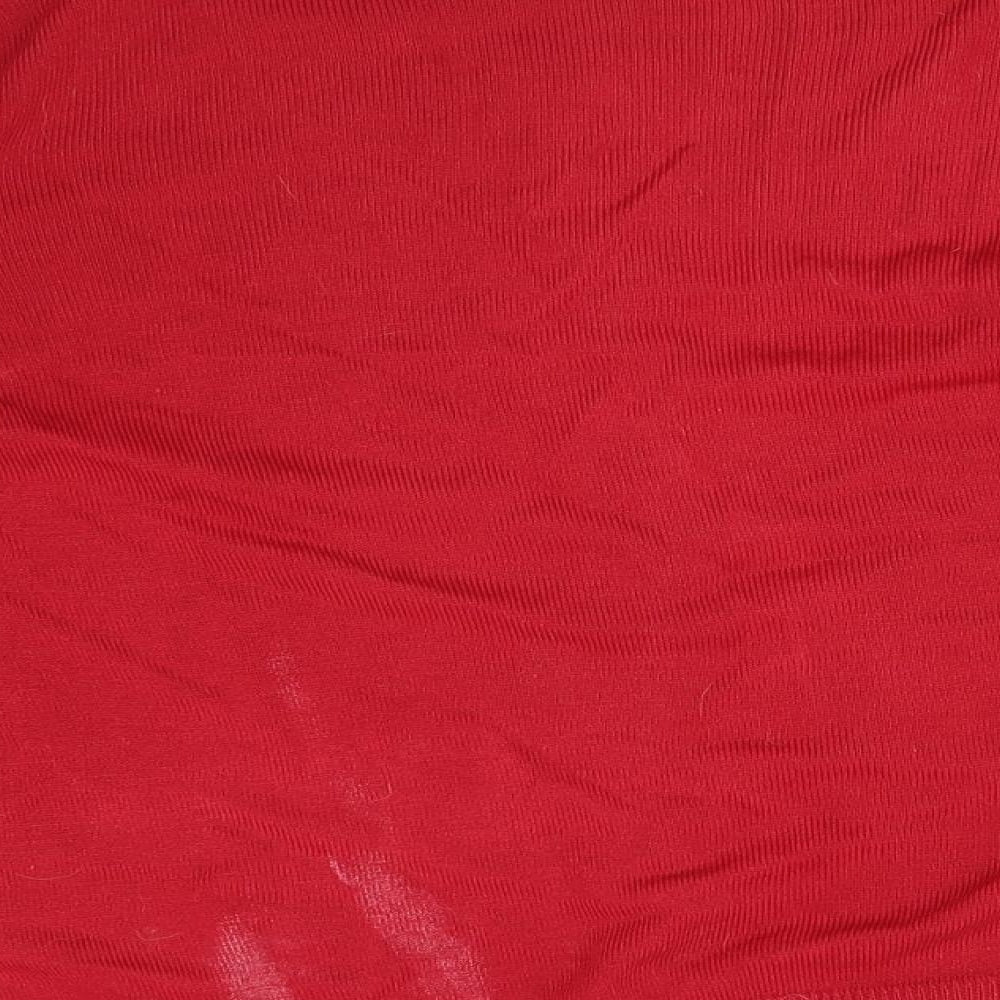 Marks and Spencer Womens Red   Cardigan Jumper Size 16