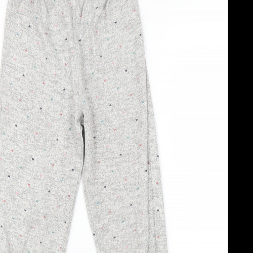 TU Girls Gold    Pyjama Pants Size 10-11 Years  - heart print
