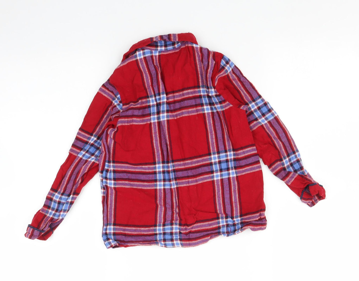 George Girls Multicoloured Check   Pyjama Top Size 6-7 Years