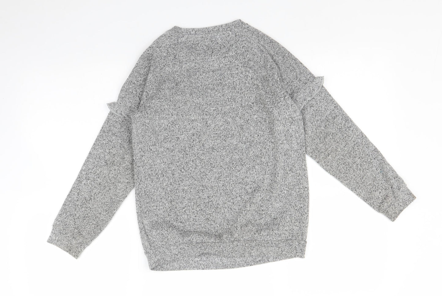 Primark Girls Grey   Pullover Jumper Size 9-10 Years  - Unicorn
