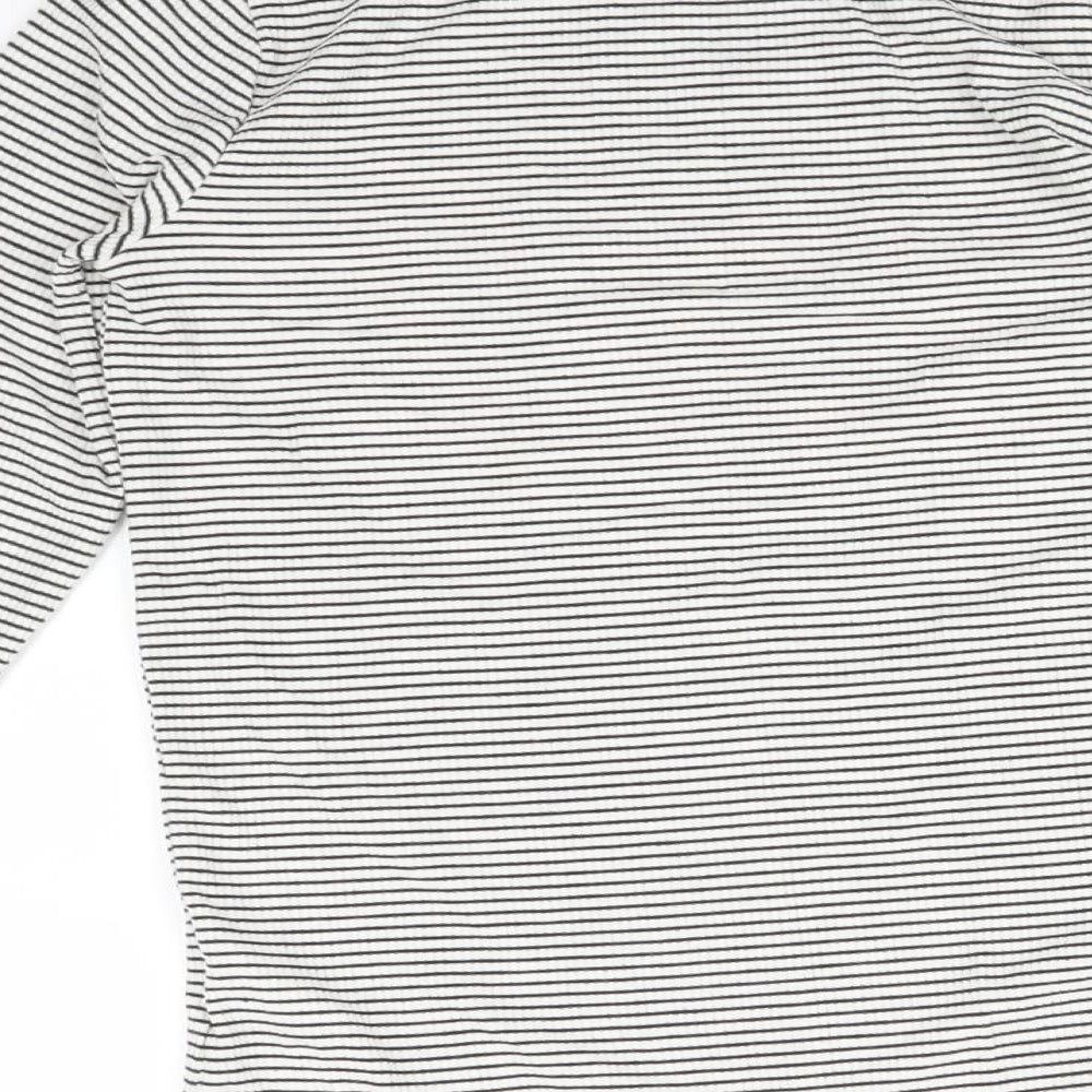 TU Girls Multicoloured Striped  Basic T-Shirt Size 9-10 Years